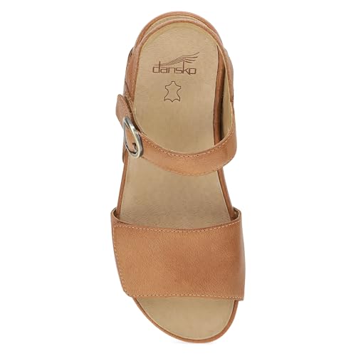 Image of Dansko Tinsley Women's Luxe Leather Adjustable Sandals - Minimalist Platform, Multi-Strap Sandal with Cushioned Footbed, Breathable Leather Socklining & Durable Rubber Outsole
