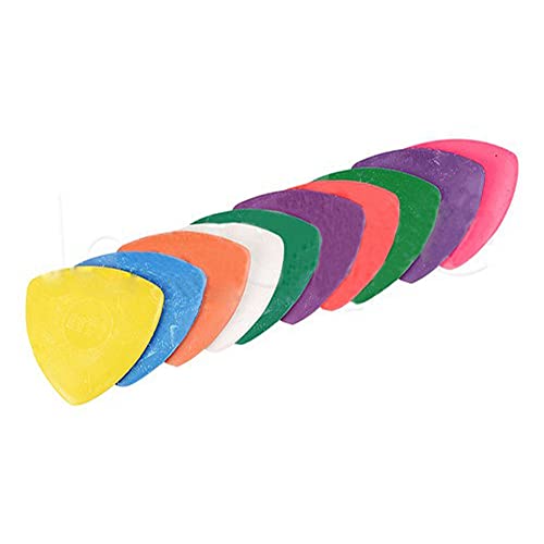 10 Giz Colorido Marcar Riscar Moldes Costura Tecido Textil