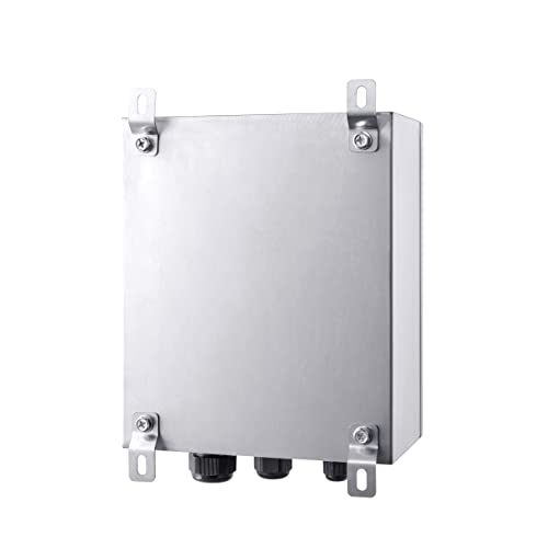 Ordentlich Ip65 Weatherproof Stainless Steel Box Wall-Mounted Electronic Equipment Enclosure Box With Mounting Plate And Wall Bracket (12'' X 10'' X 6'')… #TOP3