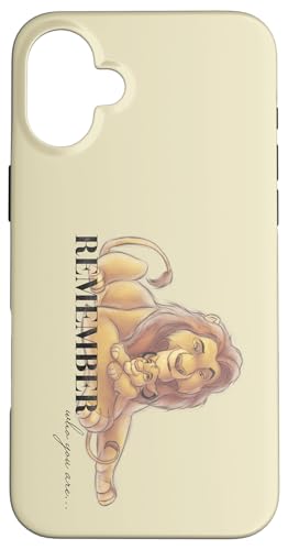 Disney D100 Anniversaire 100 Anniversaire Le Roi Lion Citation Remember Coque pour iPhone 16 Plus