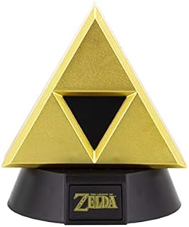Paladone Gold Triforce Icon Light | Based on Legend of Zelda | Ideal for Kids Bedrooms, Office & Home | Pop Culture Gaming Merchandise