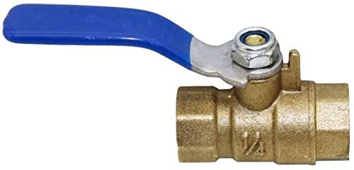 Raccordi filettati Raccordi per tubi in ottone Filettatura femmina da 1/4" Valvola a sfera in ottone Connettore rapido Giunto per irrigazione da giardino Raccordo per tubo in rame Adattatore accoppi