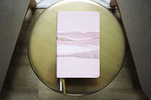 niv thinline bible leathersoft pink red letter comfort print