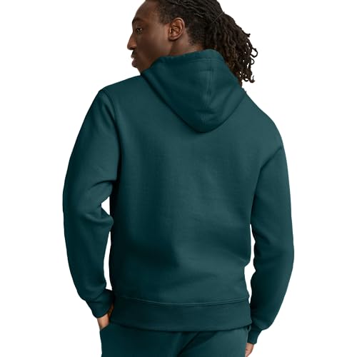 Champion Men's Pullover Fleece Hoodie, Standard Fit, Midweight, C Logo, Available in Regular and Big & Tall2