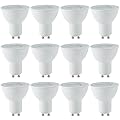 Bravsekai Gu10 Light Bulbs, 12 Packs 3000k White Light Gu10 Led Bulb, Equivalent to 35w Halogen, 110v Spotlight Led Bulb Gu10, Widely Used in Shops (3000k Gu10 Bulbs 12pcs)