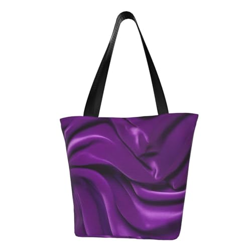 Purple velvet 04 Print Comfortable Shoulder Bag Summer HandbagTravel Beach Work Daily Use Versatile Carry
