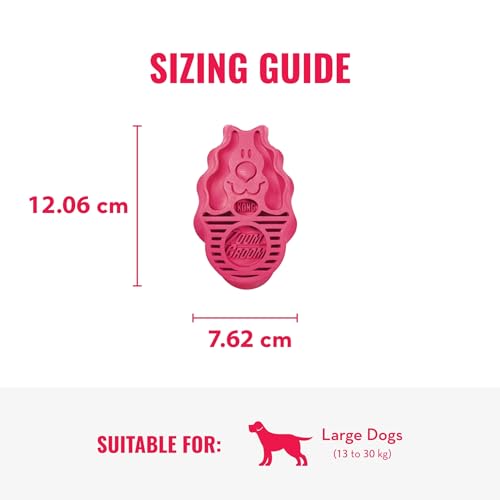 Kong Raspberry Zoomgroom Pet Toy