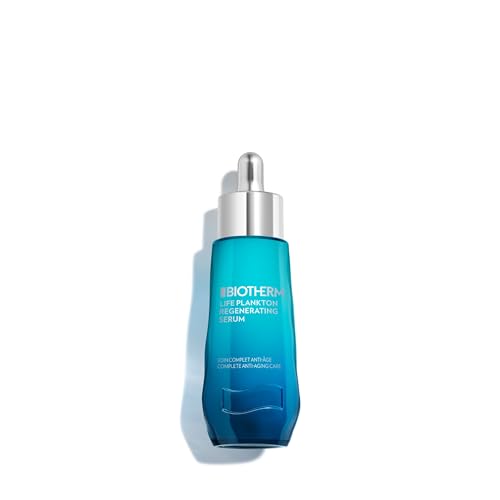 Biotherm, Sérum Diario Regenerador, Corrige Signos de la Edad, Con Biotech Plankton, Ácido Hialurónico y Vitamina CG, Para Todo Tipo de Pieles, Life Plankton Regenerating Serum, 50 ml