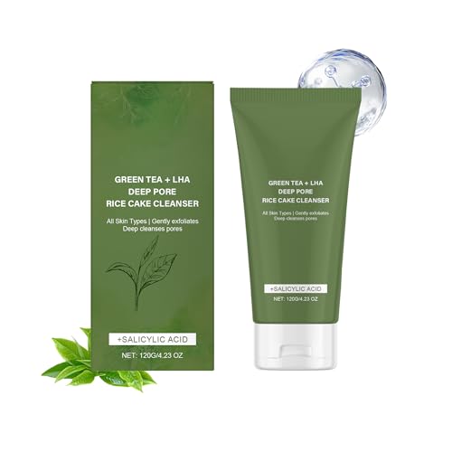 Green Tea Cleanser for Acne Prone Skin & Oily Skin - Deep Pore Fa...