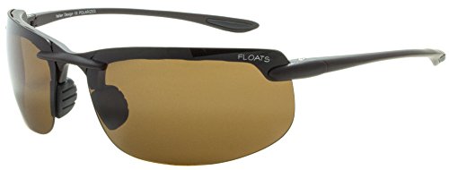 Floats Polarized F-4231 Sunglasses Polarized Unisex Sport Style Rimless Rubber nose & earpiece non-slip