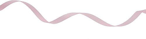 Miniatura 2 de Cinta de grogrén sólido de 25 yardas cada rollo, borde tejido 100% poliéster (14 pulgada, rosa)
