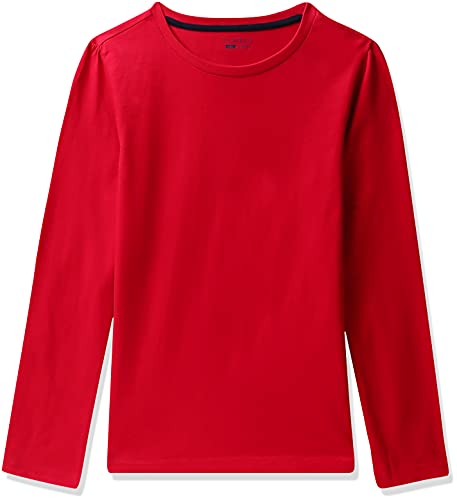 Image of Amazon Brand - Symbol Girl's Regular Fit T-Shirt (PAG 507 Mustard & Red 2-3 Years)