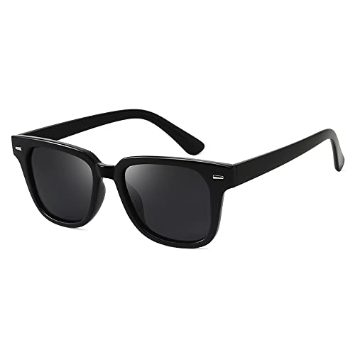 Square Sunglasses For Men Plastic Lightweight Frame Polarized Lens For Driving Sports