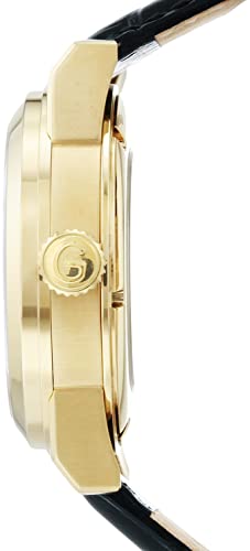 Gevril Men's Madison Swiss Automatic Date and Moon Phase Watch, Genuine Leather Strap3