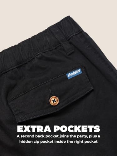 Image of Chubbies Chino Shorts Men 5.5 Inch - Mens Shorts Casual with Elastic Waistband, Side and Back Pockets, Stretch Cotton Blend