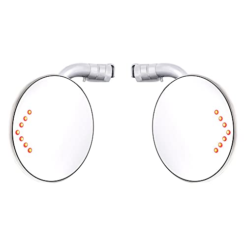 United Pacific Industries 110743 4” Peep Mirror Bundle with LED Turn Signal, 1 Pack