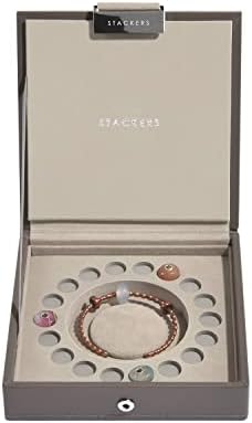 Stackers Blush Pink Charm Lidded Jewellery Box