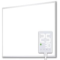 Heidenfeld Infrarotheizung HF-HP100-3 | 𝟭𝟬 𝐉𝐀𝐇𝐑𝐄 𝐆𝐀𝐑𝐀𝐍𝐓𝐈𝐄 - 300 Watt - Bis 8 m² - Infrarot Heizkörper - Elektroheizung mit Thermostat - Überhitzungsschutz (HF-HP100-3 300 Watt) – Ansicht 1