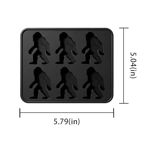 Molde para Cubos de Hielo Silicona Bigfoot 6 Cavidades miniatura 7