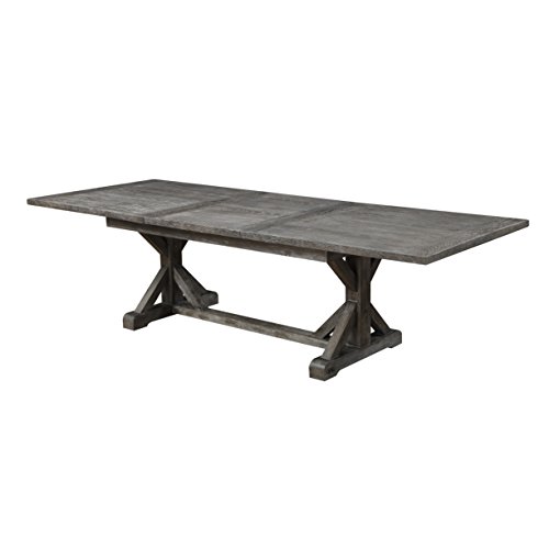 Emerald Home Furnishings D350-10-K Emerald Home Paladin Dining Table with Self Storing Butterfly...