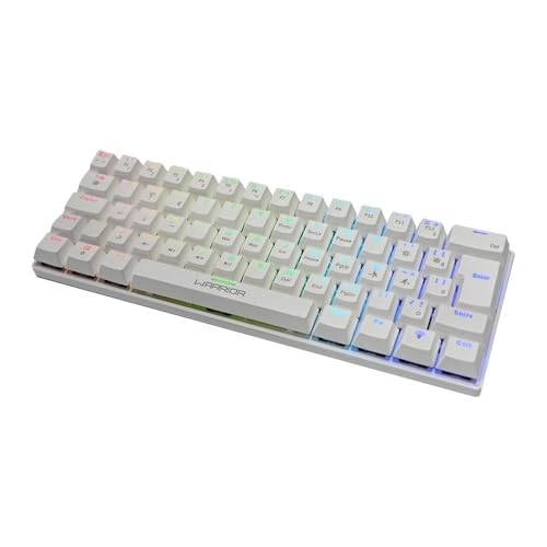 Teclado Gamer Mecânico Royal Precision, Blue Switch, ABNT2, RGB Branco Warrior - TC311