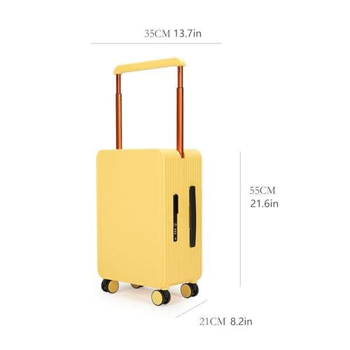 Suitcases Suitcase Wide Trolley Case Boarding Case Universal Wheel Silent Suitcase Suitable for Business Trips and Travel Suitcases with Wheels(Blue,20in)2