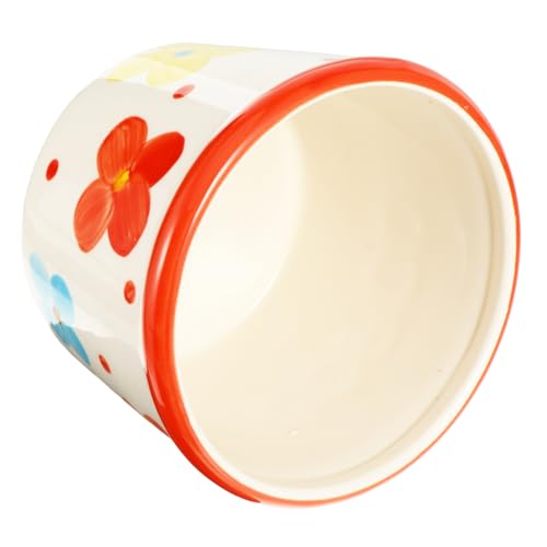 BIUDECO Cuchara Perforada Para Palomitas De Maíz En Un Recipiente De Cerámica Para Aperitivos Para El Hogar Recipiente Para Almacenar Frutas