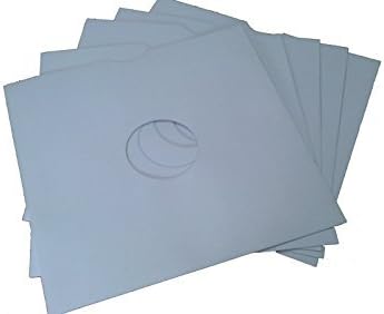12" Polypropylene Glass Clear 100 Micron Vinyl Record Sleeves Pack of 100