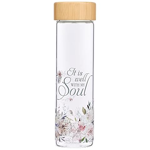 Christian Art Gifts Glass Water Bottle Cover