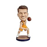 Ru.Master Doncic Bobblehead Basketball Action Figure -5.1 in Hand-Painted Resin Lakers Collectible Doll - Perfect Sports Fan Gift - Doncic in Iconic 77# Jersey