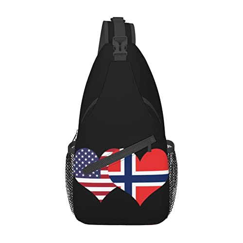 Mochila tipo bandolera unisex con banderas miniatura 2