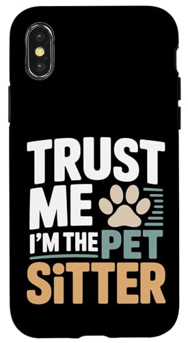 Trust Me I'm The Pet Sitter �t�@�j�[�y�b�g�V�b�^�[ �X�}�z�P�[�X iPhone X/XS �p