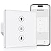 WiFi/WLAN günstig Kaufen-ALLEVOI Smart Rolladenschalter, Wlan Rolladen Zeitschaltuhr, Kompatibel mit Alexa/Google Home/Smart Life, Wifi Jalousien Rolladensteuerung mit steuerbarer LED Benötigt Nullleiter