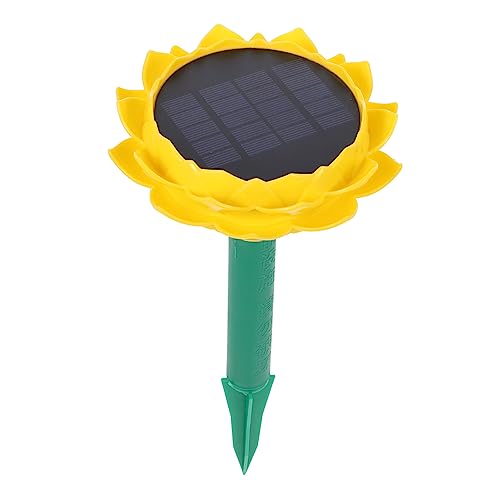 OSOLADY 1Pc Shaped Solar Powered Speaker Outdoor Music Player for Buddha Songs Player Portable Garden Speaker with Vibrant Design Easy Operation for Relaxation