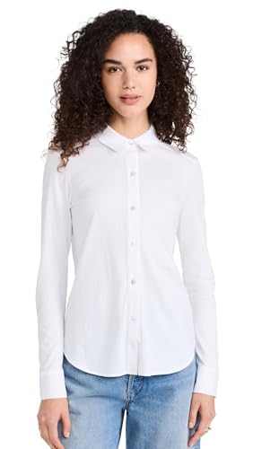 Image of Theory Women's Riduro Long Sleeve Button Down