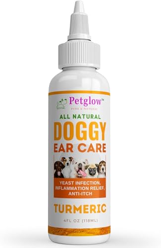 Dog Ear Cleaner Infection for Yeast with Turmeric. Natural Ear Therapy eliminates Painful Ear infections, Odor, Wax, and Stops Chronic Ear Itch. Dog Ear Cleaner Infection for Yeast with Turmeric. Natural Ear Therapy eliminates Painful Ear infections, Odor, Wax, and Stops Chronic Ear Itch.
