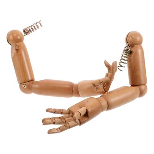 Manos de madera infantiles articuladas para vitrinas de moda y ropa 2