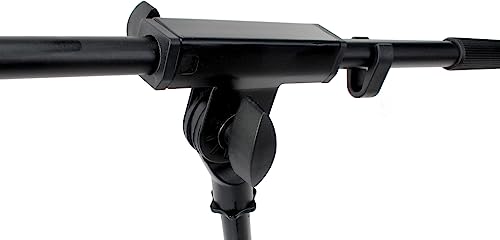 Pied de micro bas noir Pronomic MS-420 support microphone pour batterie et studio