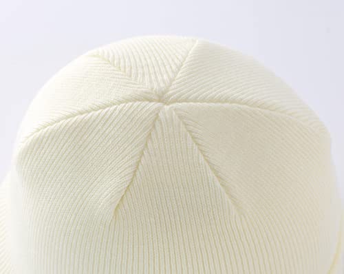 Image of Home Prefer Mens Winter Hats Acrylic Knit Cuff Beanie Cap Warm Womens Beanie Hat