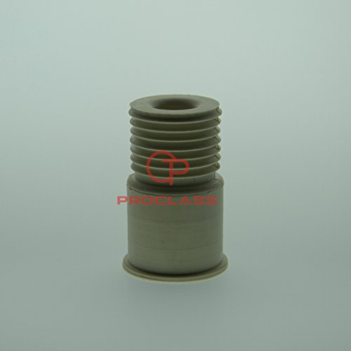 Rubber Screw Sleeve Type Septum Stopper for 24/25-24/40 Outer Joints, White (Pack of 10)