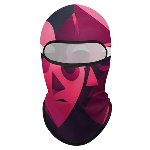 Balaclava Mask for Men Ski Mask for Women Cartoon Heart Shape Full Face Mask Face Cover for Cycling miniatura 7