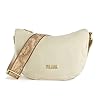 Alviero Martini 1A Classe Borsa tracolla mezzaluna, comoda, pratica, leggera e capiente. Dispone di un ampio scomparto principale chiuso con zip, tasche interne di cui una con chiusura lampo. Present