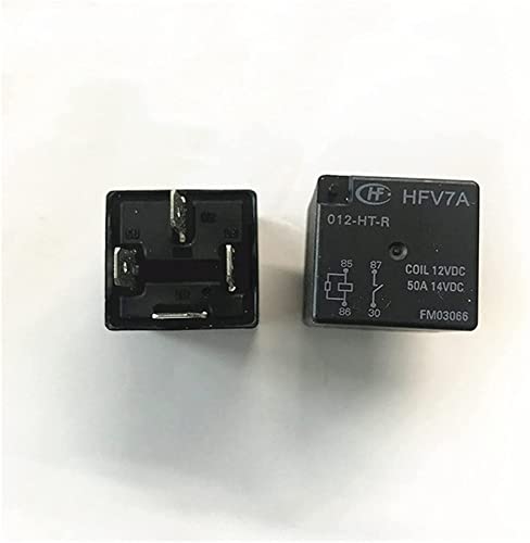 Relais 12V 50A 4 broches HFV7A 012HT-R avec protection mécanique anti-pied