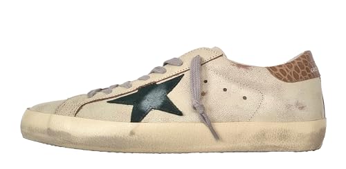 Golden Goose Zapatos Zapatillas Hombre Vintage Superstar 11553 Blanco Crudo, blanco perla (ral 1013), 43 EU