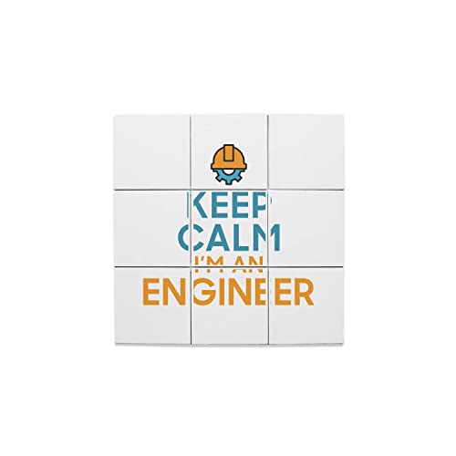 Carreaux céramique décoratifs Keep Calm Engineer, cadeau idéal diplôme