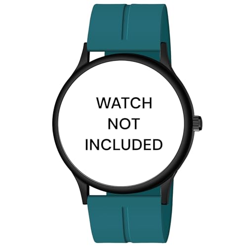 Image of LORENZ Silicone 22mm Replacement Watch Strap with Adjustable Magnetic Lock Feature
