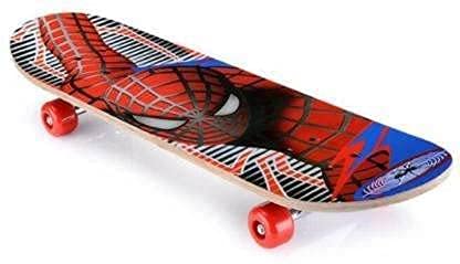 Nex Vox Spiderman Playboy Special Printed Wood Big Skateboard (Multicolour , 24 x 6 Inch )