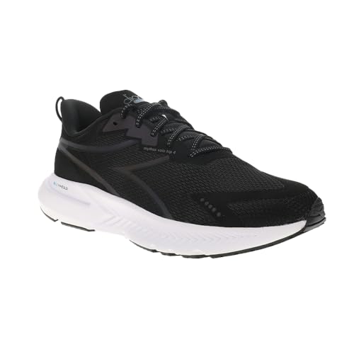 Diadora Womens Mythos Blushield Volo 4 Hip Running Sneakers Shoes - Black - Size 9 B2