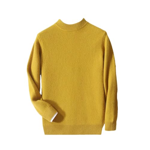 Men's Thick Warm Wool Sweater Knit Pullover Long Sleeve Soft Cozy Jumper Mock Neck