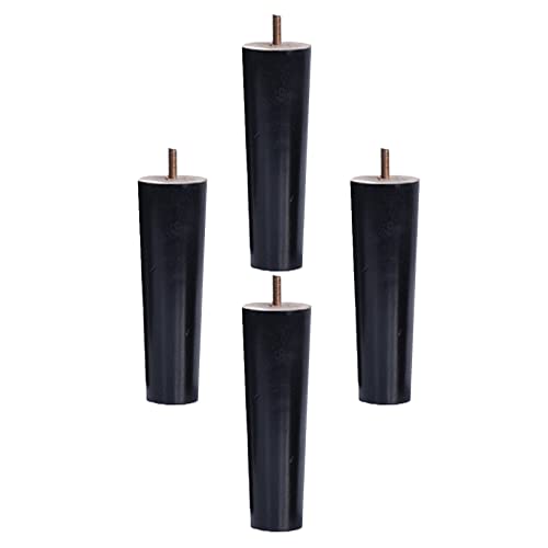 MRVAKDYDI 家具脚、木製家具脚 テーブル脚 ストレートコーン家具脚 ソリッドウッド 円錐形交換用脚 ソファベッド/キャビネット/椅子/カウチフィート用 M6スレッド(50cm)